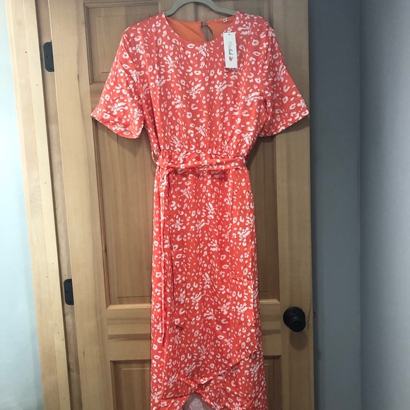 Floral maxi, slit - Picture 1 of 6